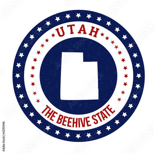 Utah stamp