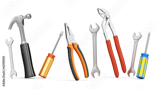 Foto Home improvements tools isolated