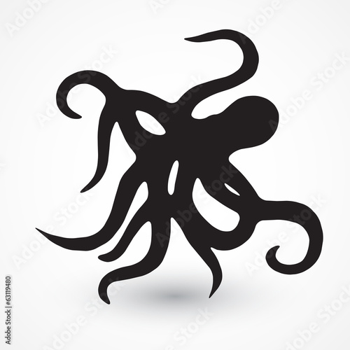 Octopus silhouette