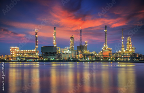 oil refinery plant
