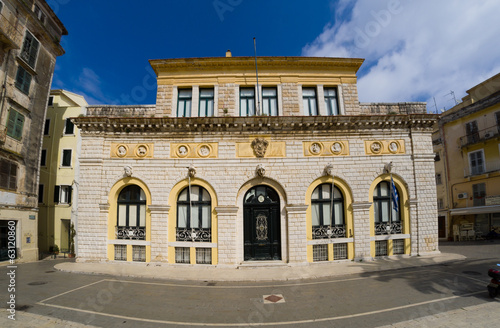 the town hall of COrfu island