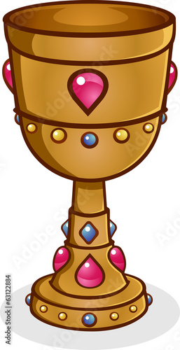 Golden Cup Grail Cartoon