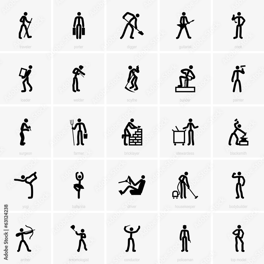 Profession icons Profession icons