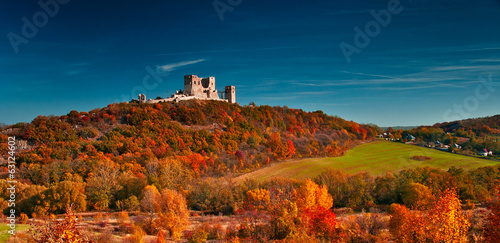 Medieval castle of Csesznek...