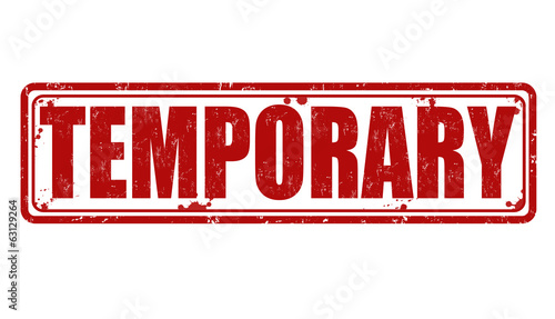 Temporary stamp