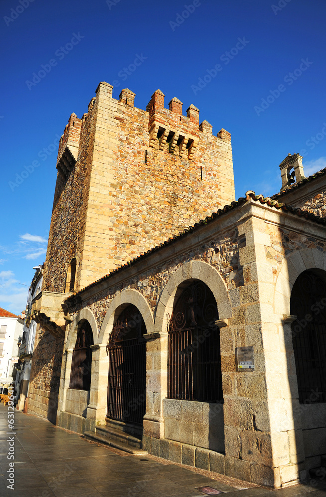 Tower Bujaco, Main Square, Caceres, Spain