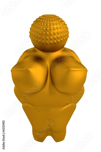 realistic 3d render of venus of willensdorf photo