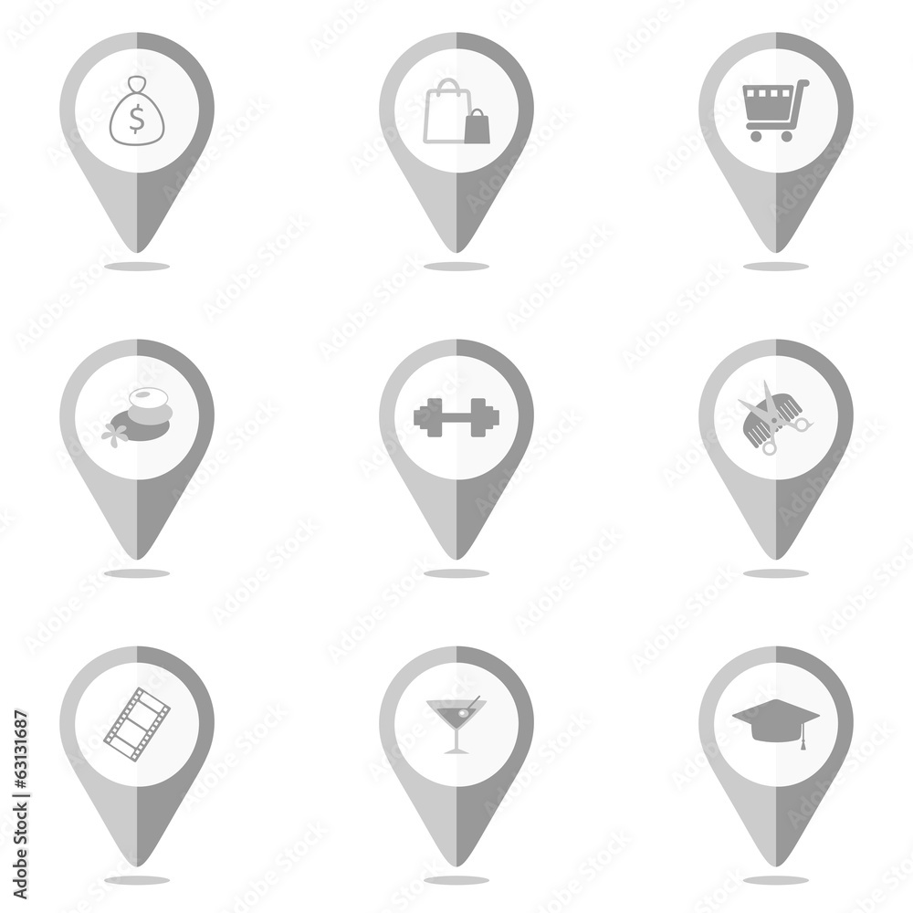 Town Mapping Pins Town Mapping Pins