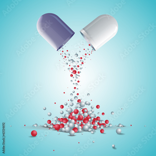 Сapsule_two type of granules