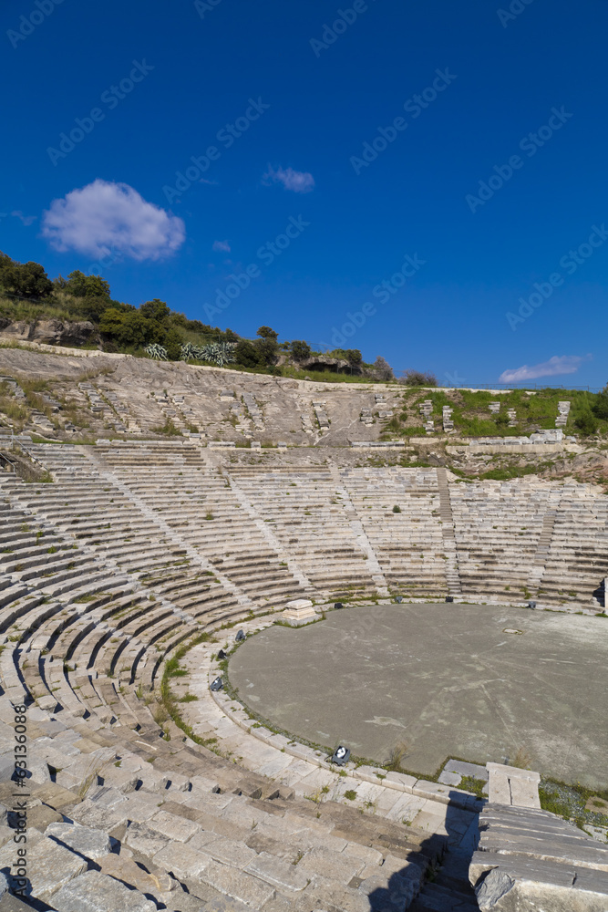 Ancient amphitheater in Bodrum, Turkey