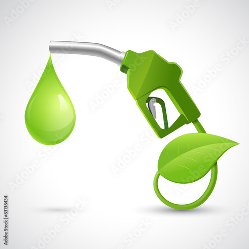 Bio fuel logo concept