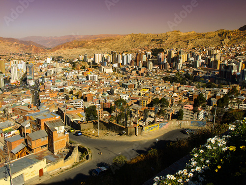 Modern centre of La Paz photo