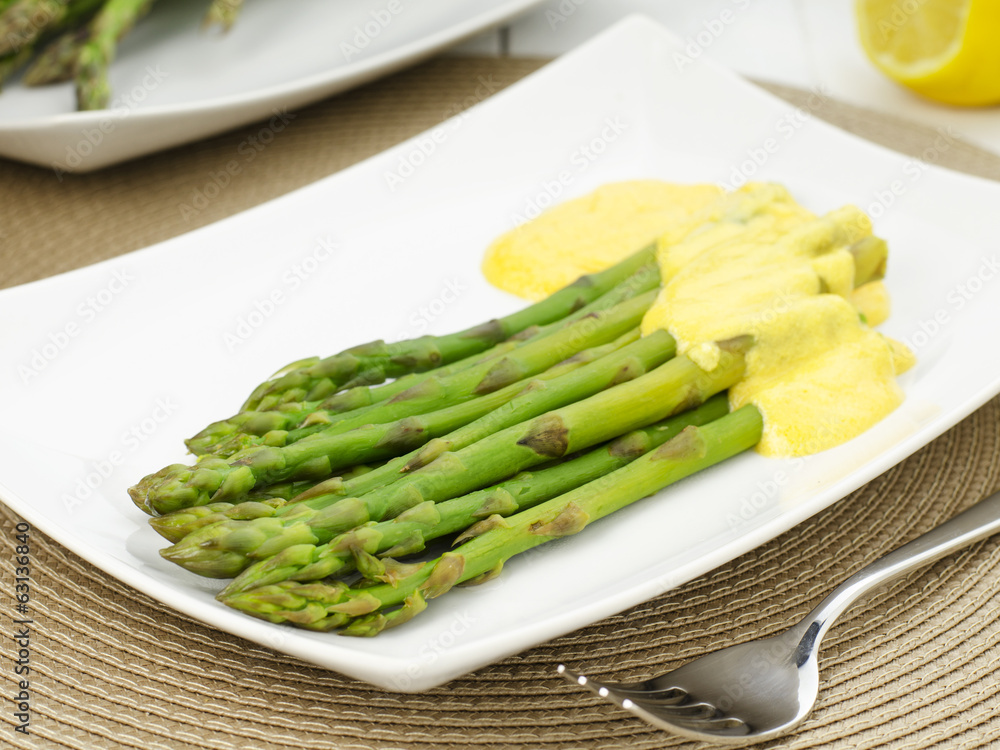 Asparagus with Hollandaise Asparagus with Hollandaise