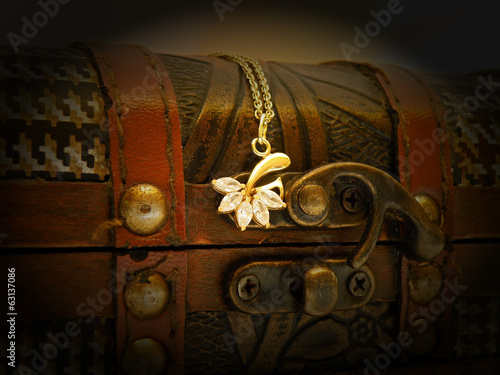 Old treasure chest