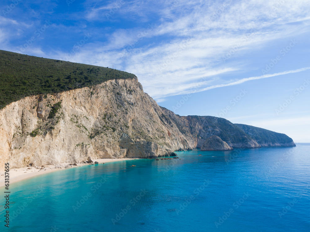 Fototapeta premium Porto Katsiki beach at Lefkada island