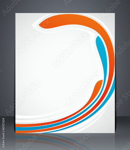 Brochure design, flyer, magazine cover, poster template