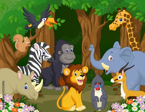 Wild Animal cartoon