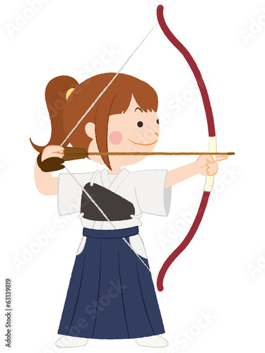 弓道 女性 Stock イラスト Adobe Stock 弓道 女性 Stock イラスト Adobe Stock