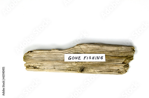 Gone Fishing Sign