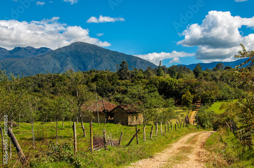 Countryside in Boyaca, Colombia photo
