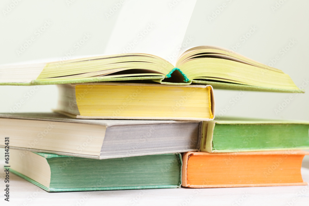 a few books with brightly colored covers a few books with brightly colored covers