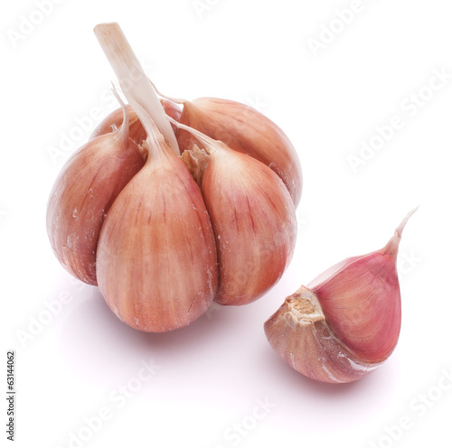 Garlic bulb isolated on white background cutout