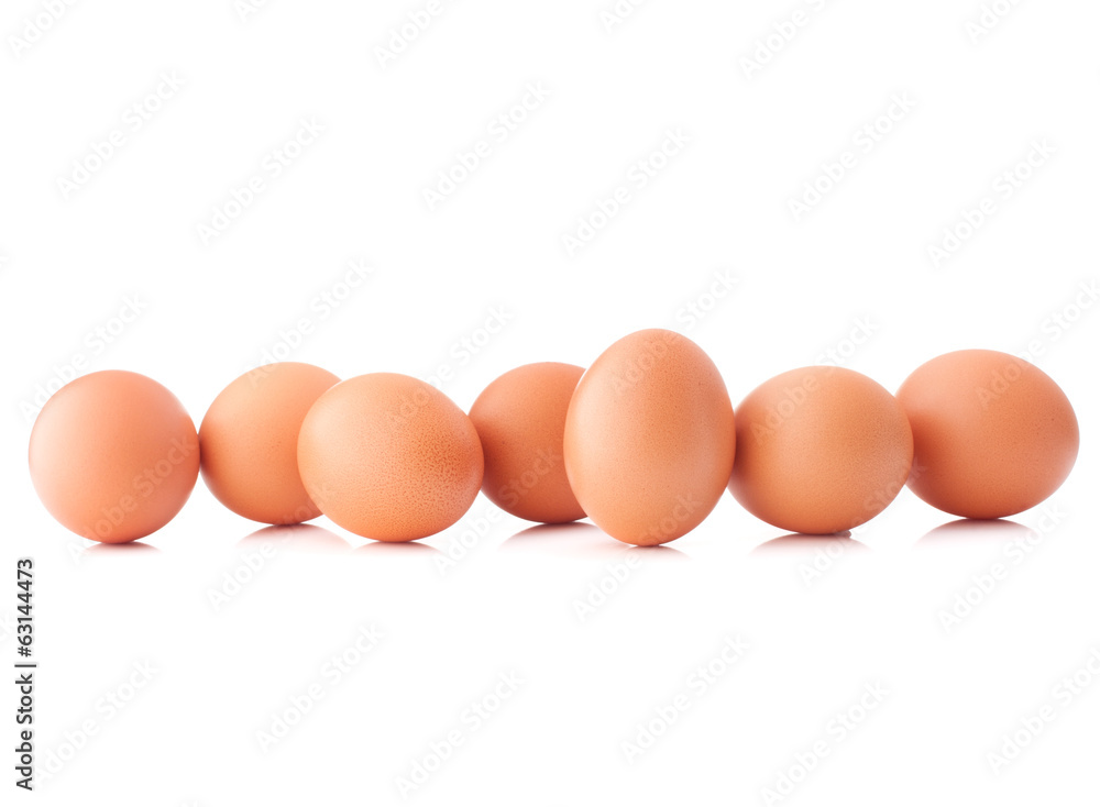 Egg isolated on white background cutout Egg isolated on white background cutout