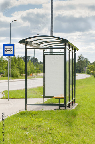 Bus stop photo