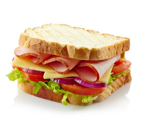 Sierkussen Snackbar Smakelijke sandwich met groenten  © baibaz