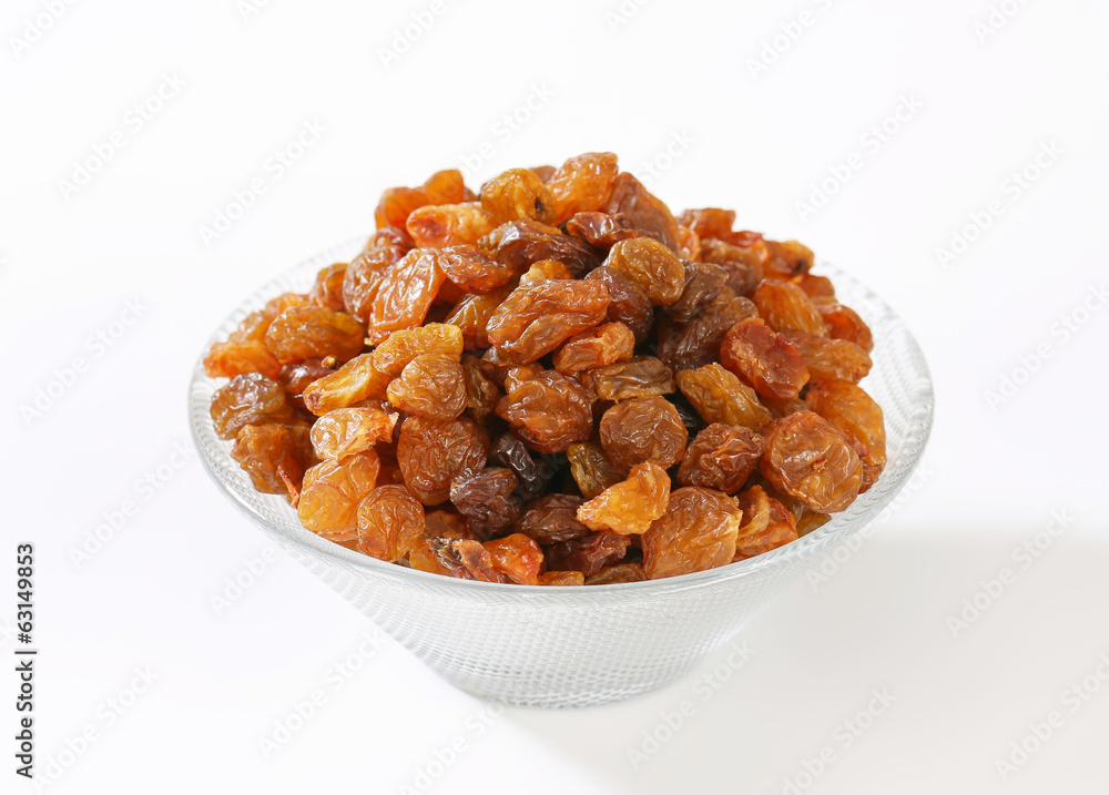 Bowl of raisins Bowl of raisins
