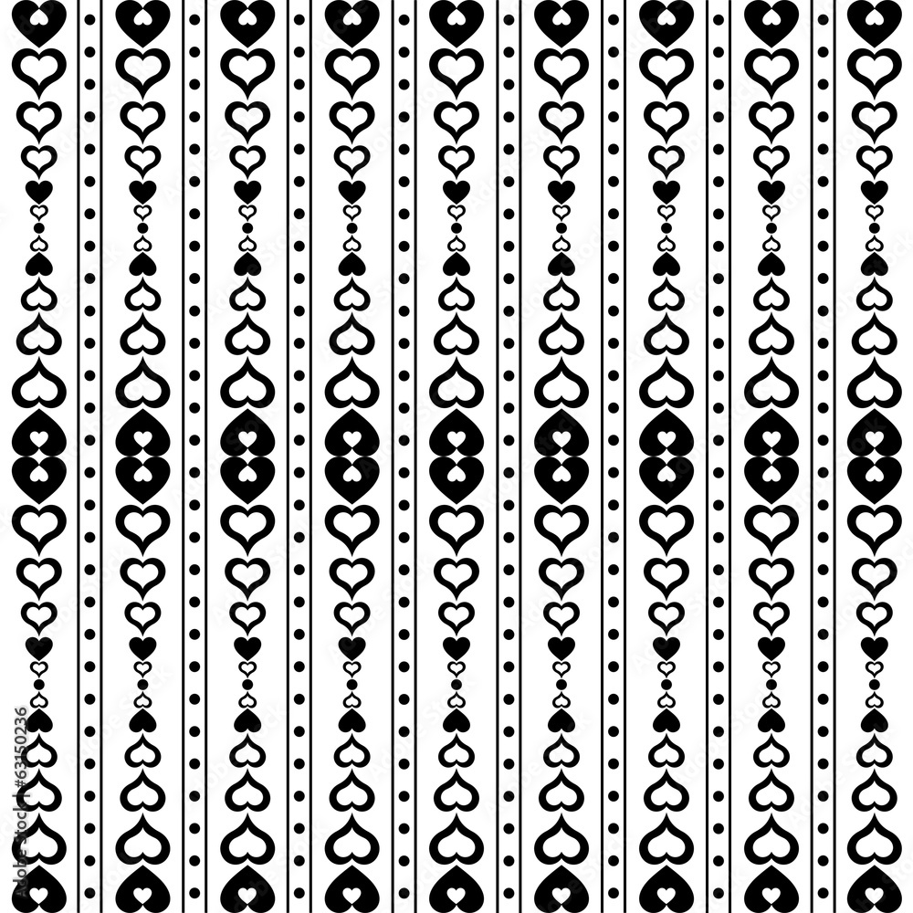 Seamless Hearts Pattern Seamless Hearts Pattern