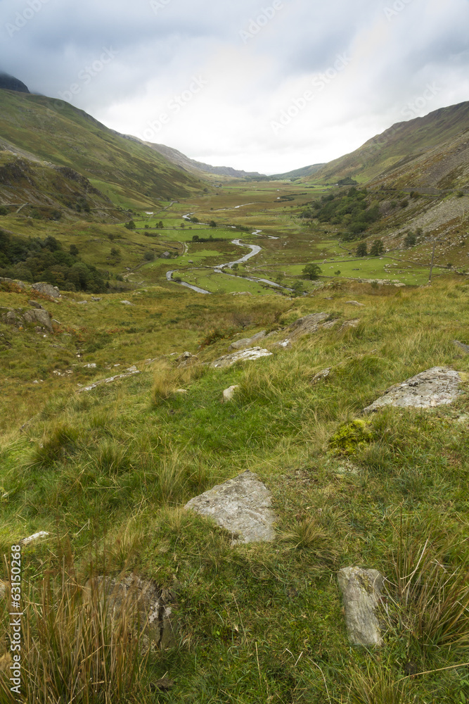 Nant Ffrancon Pass, from Ogwen Cottage