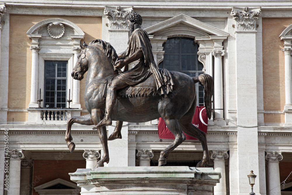 Marcus Aurelius on Capitol Hill in Rome