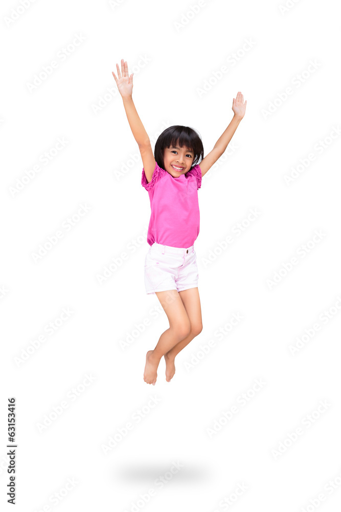 Little asian girl jump Little asian girl jump