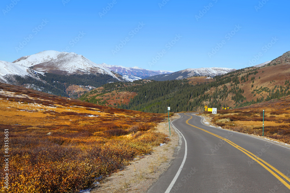 Scenic route 150 of Colorado