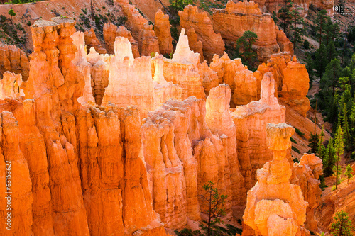 Bryce Canyon, details of the Hoodoos