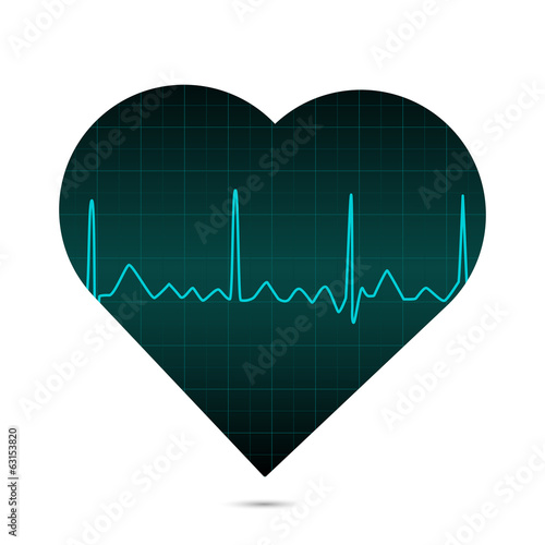 ECG Heart, Illustration