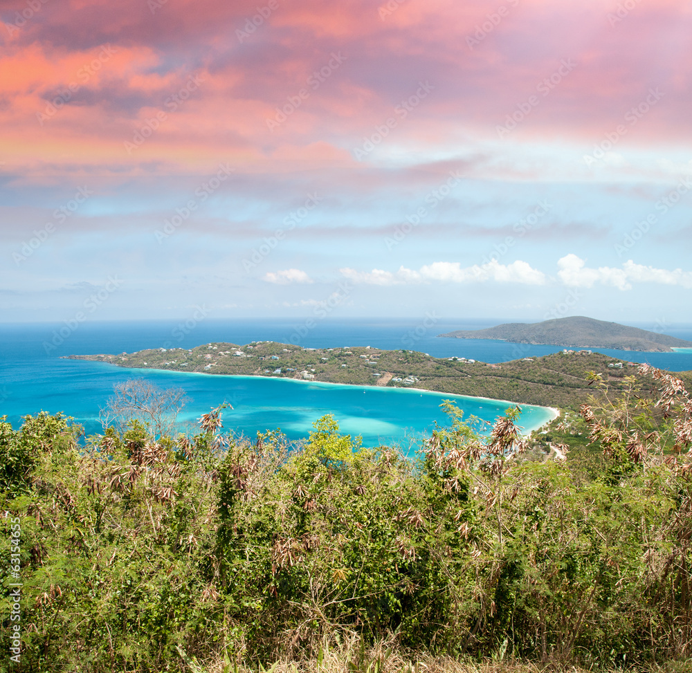 Beautiful landscape of Saint Thomas