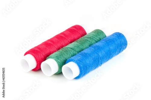 Spools of threads in RGB colors