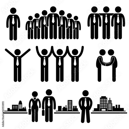 Business Businessman Group Workforce Worker Human Resources