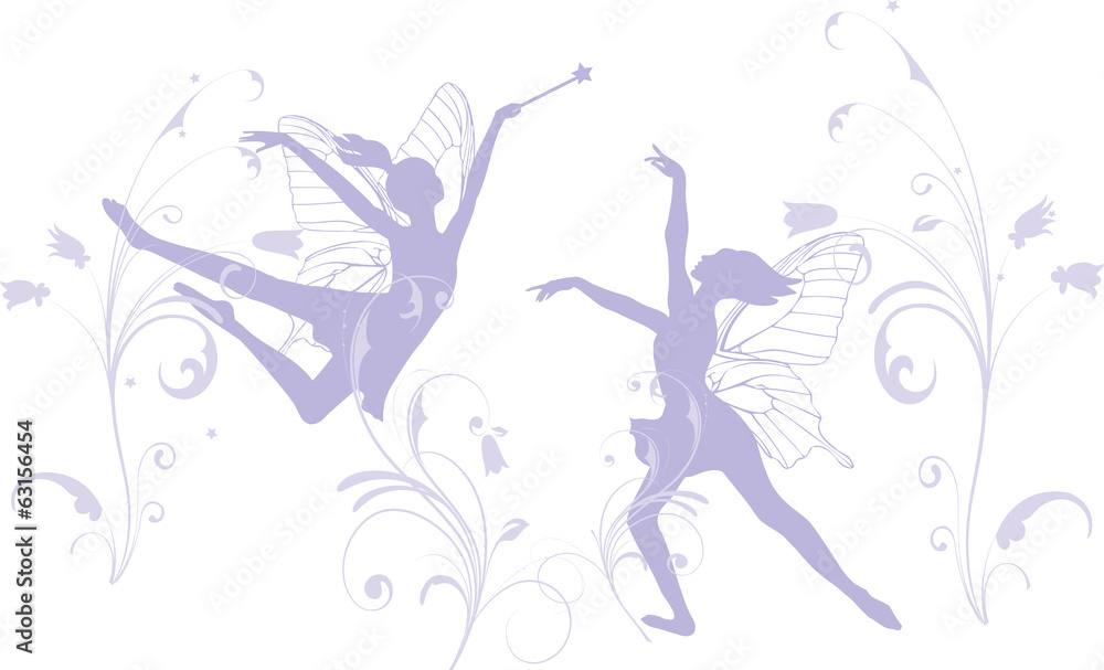 Fototapeta premium Dancing fairies