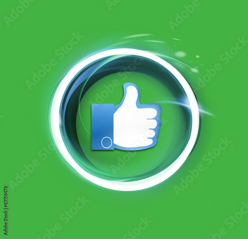 Fresh button design with sh...