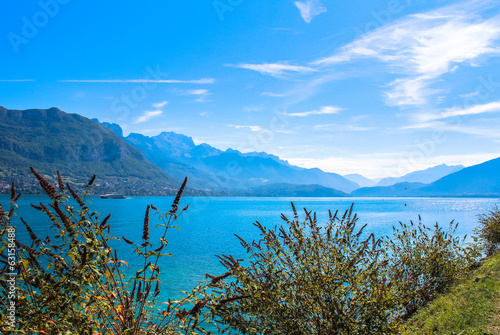 Lake in France near Annecy city