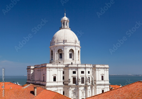 Lisbon, view of Alfam's region and Santa Engrassiya's church