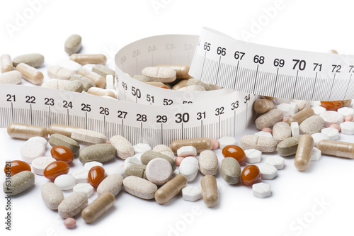 Obraz na płótnie vitamin supplements