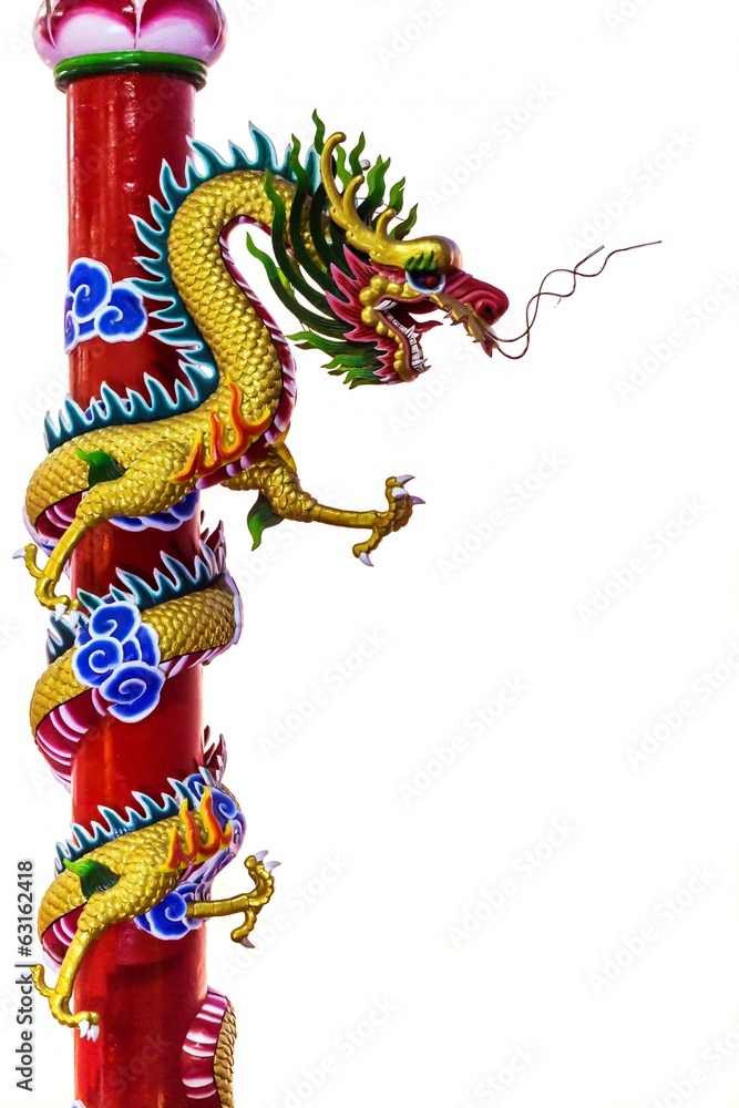 Chinese dragon statue Chinese dragon statue