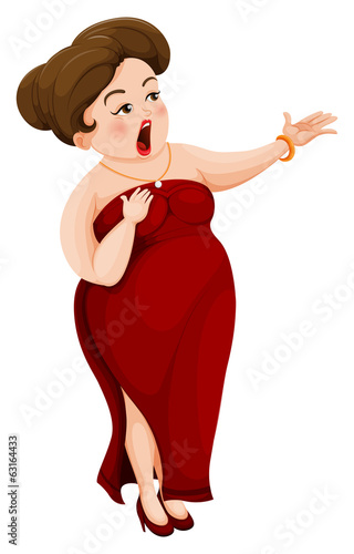 A fat singer