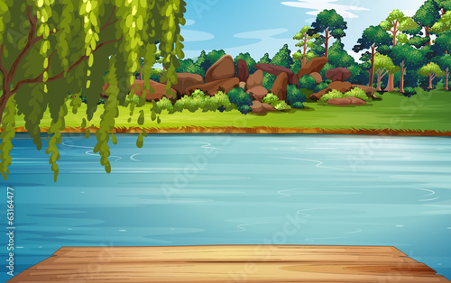 A river