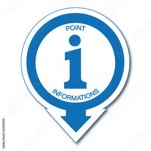 Panneau Point informations.