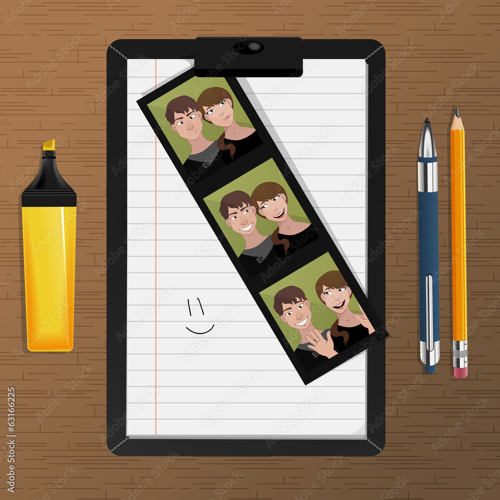 funny photo booth series Stock Vector | Adobe Stock